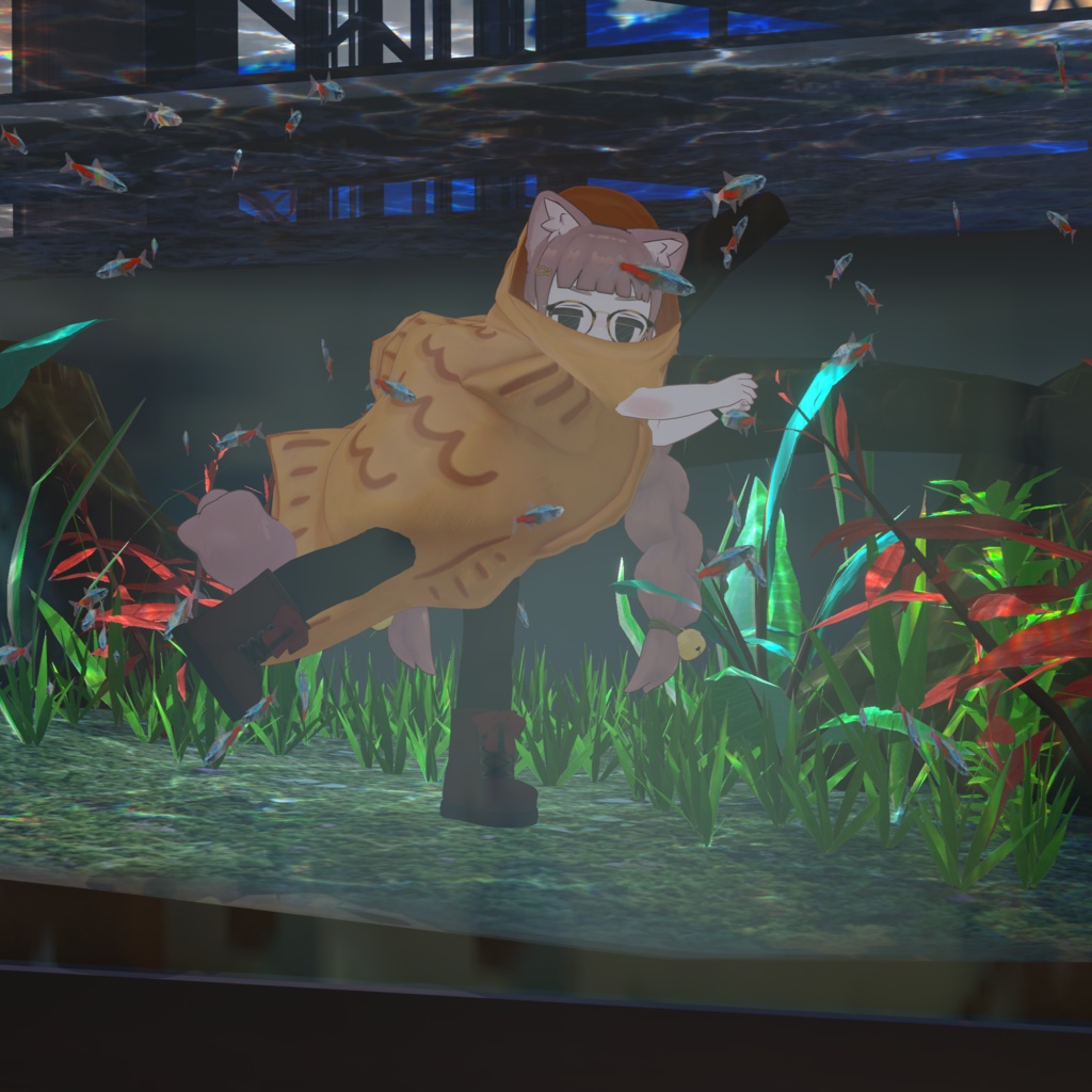 『たい焼きぐるみ』複数アバターセミ対応