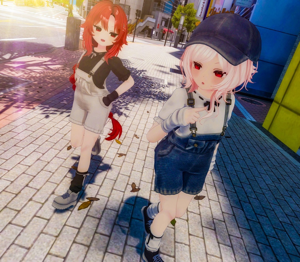 『お散歩デニムコーデ』複数アバター対応衣装