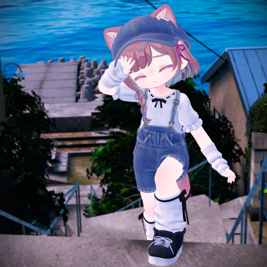 『お散歩デニムコーデ』複数アバター対応衣装