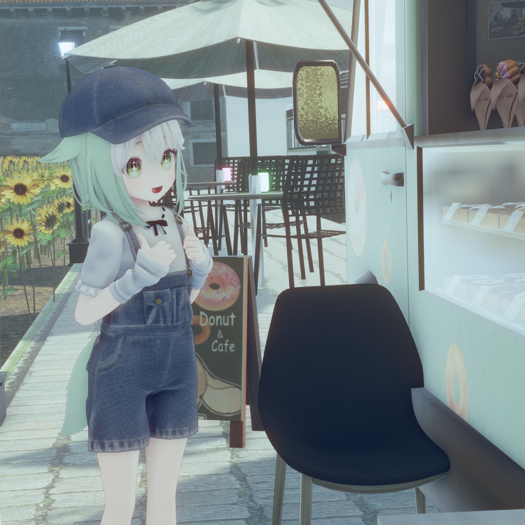 『お散歩デニムコーデ』複数アバター対応衣装