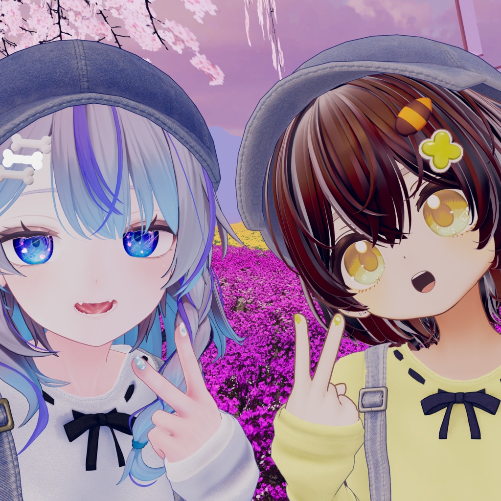 『お散歩デニムコーデ』複数アバター対応衣装