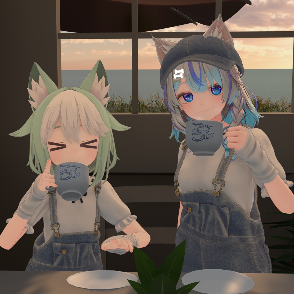 『お散歩デニムコーデ』複数アバター対応衣装