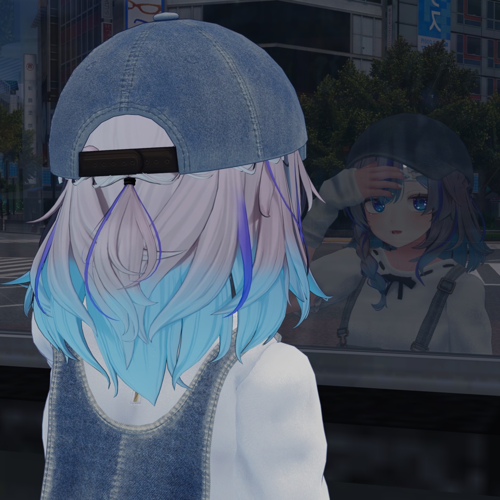 『お散歩デニムコーデ』複数アバター対応衣装