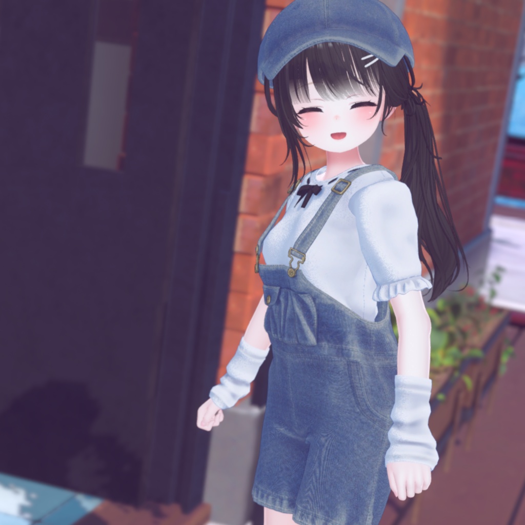 『お散歩デニムコーデ』複数アバター対応衣装