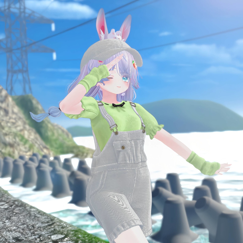 『お散歩デニムコーデ』複数アバター対応衣装