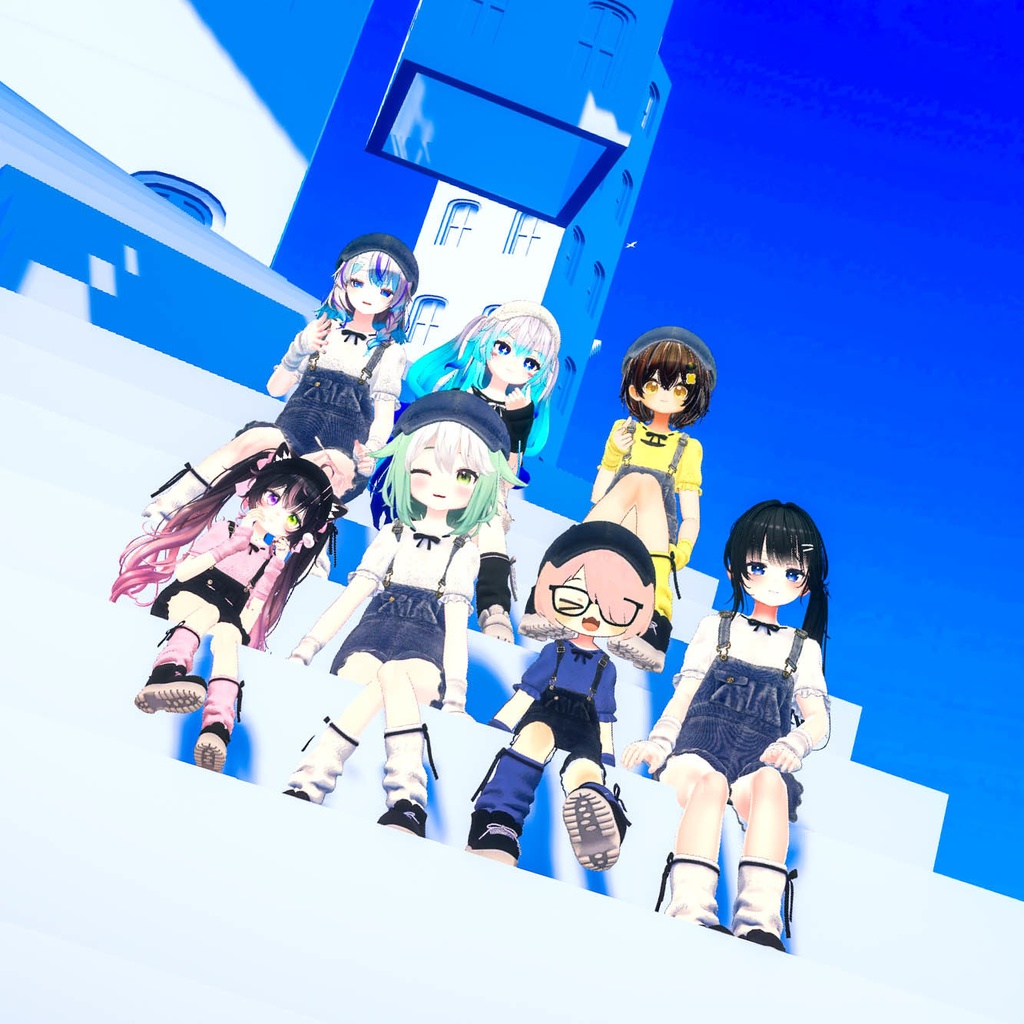 『お散歩デニムコーデ』複数アバター対応衣装