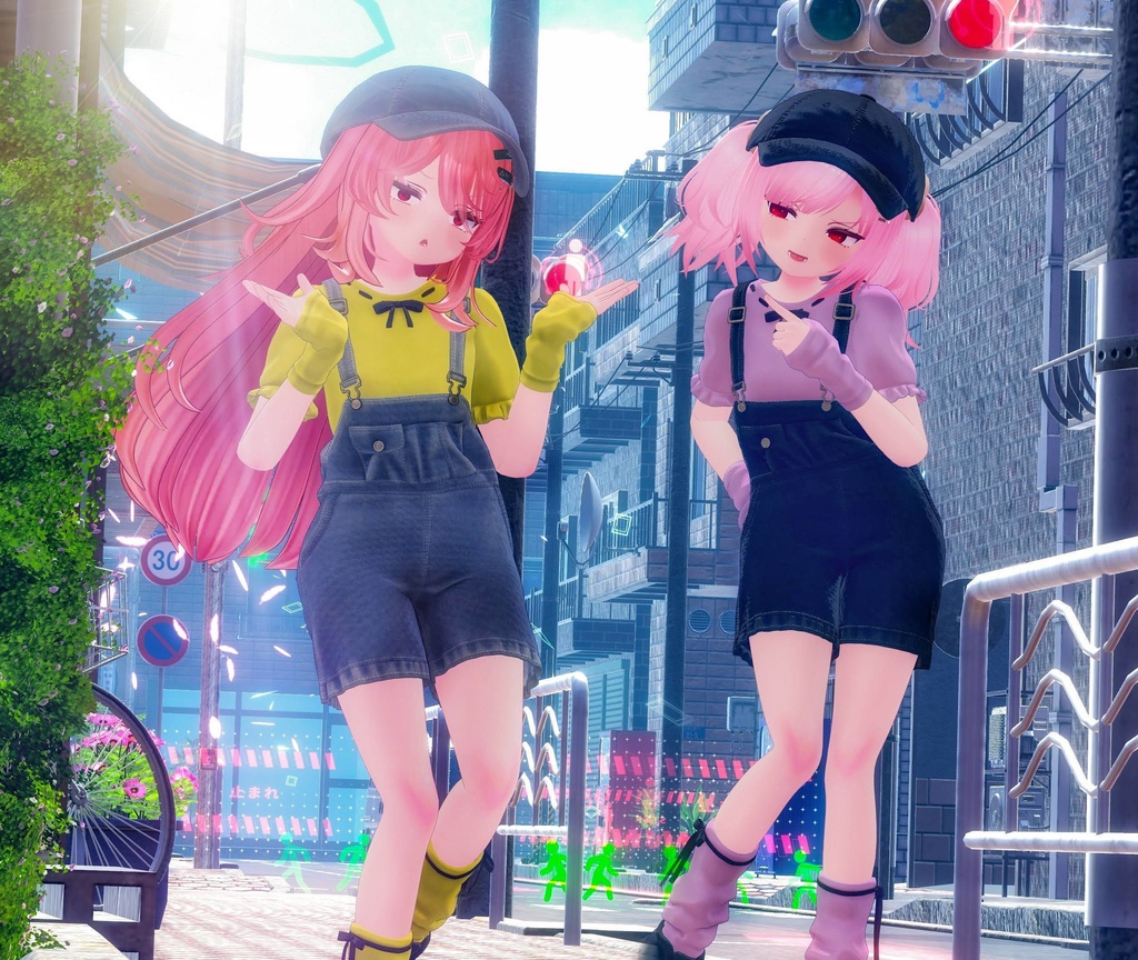 『お散歩デニムコーデ』複数アバター対応衣装