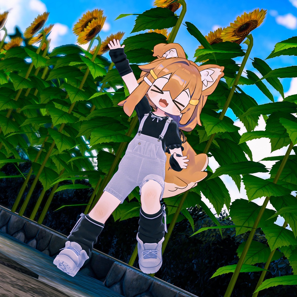 『お散歩デニムコーデ』複数アバター対応衣装