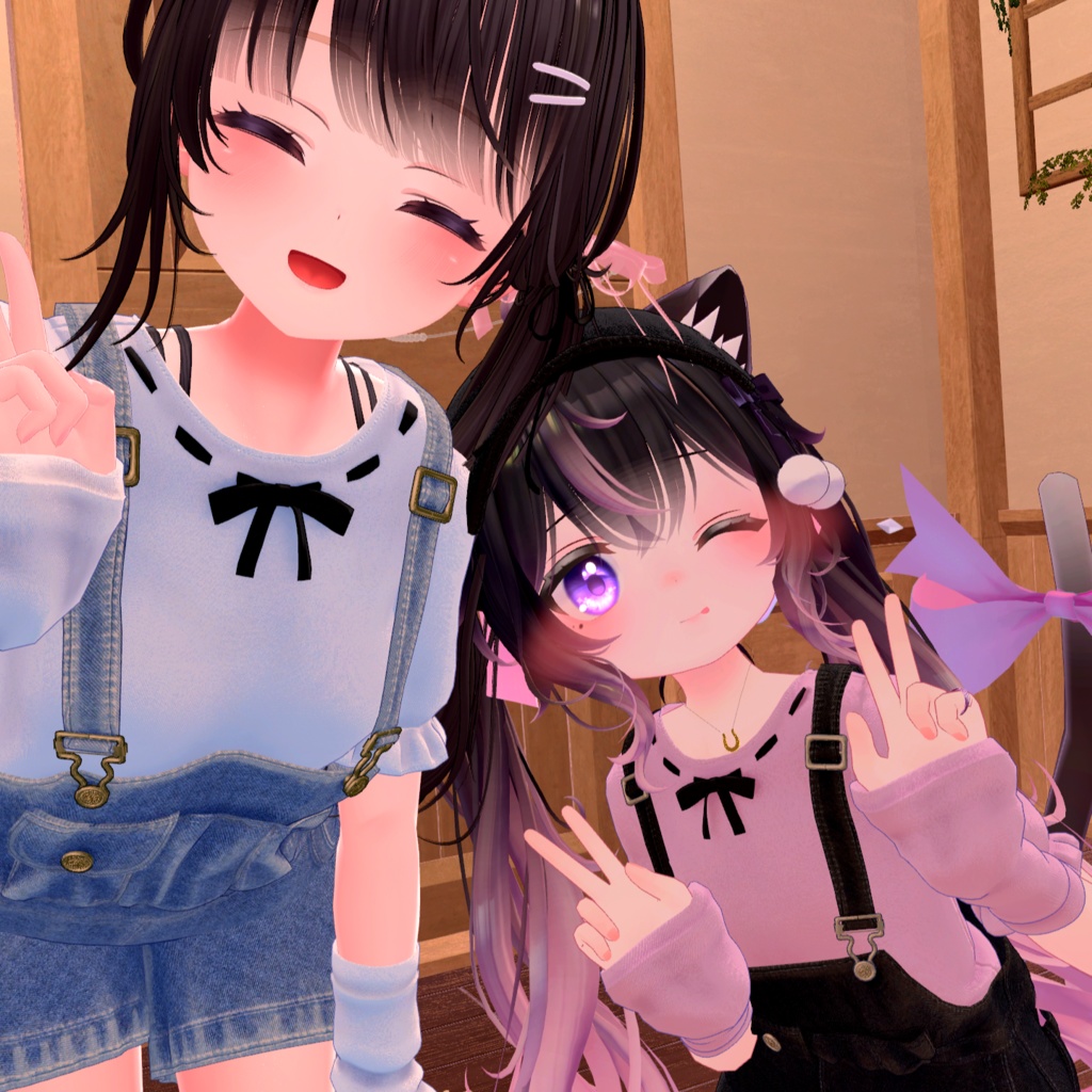 『お散歩デニムコーデ』複数アバター対応衣装