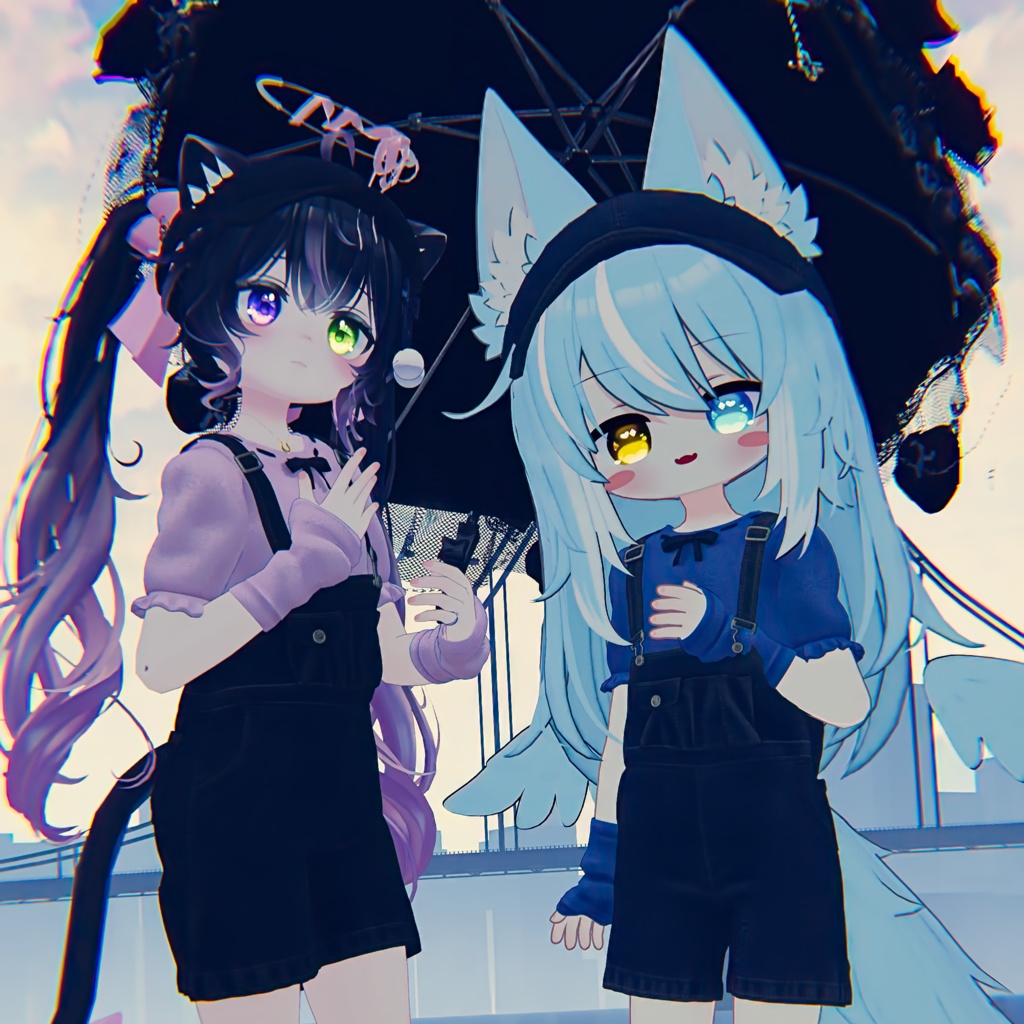 『お散歩デニムコーデ』複数アバター対応衣装