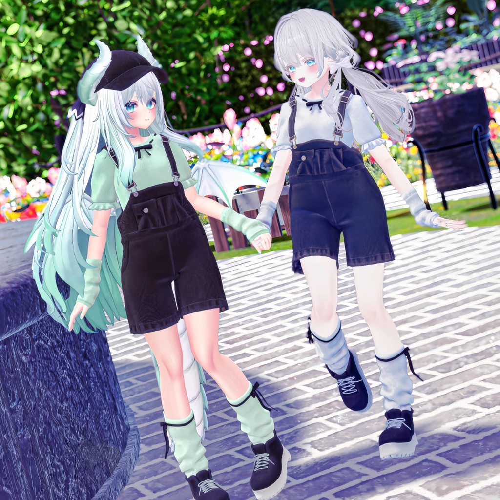 『お散歩デニムコーデ』複数アバター対応衣装