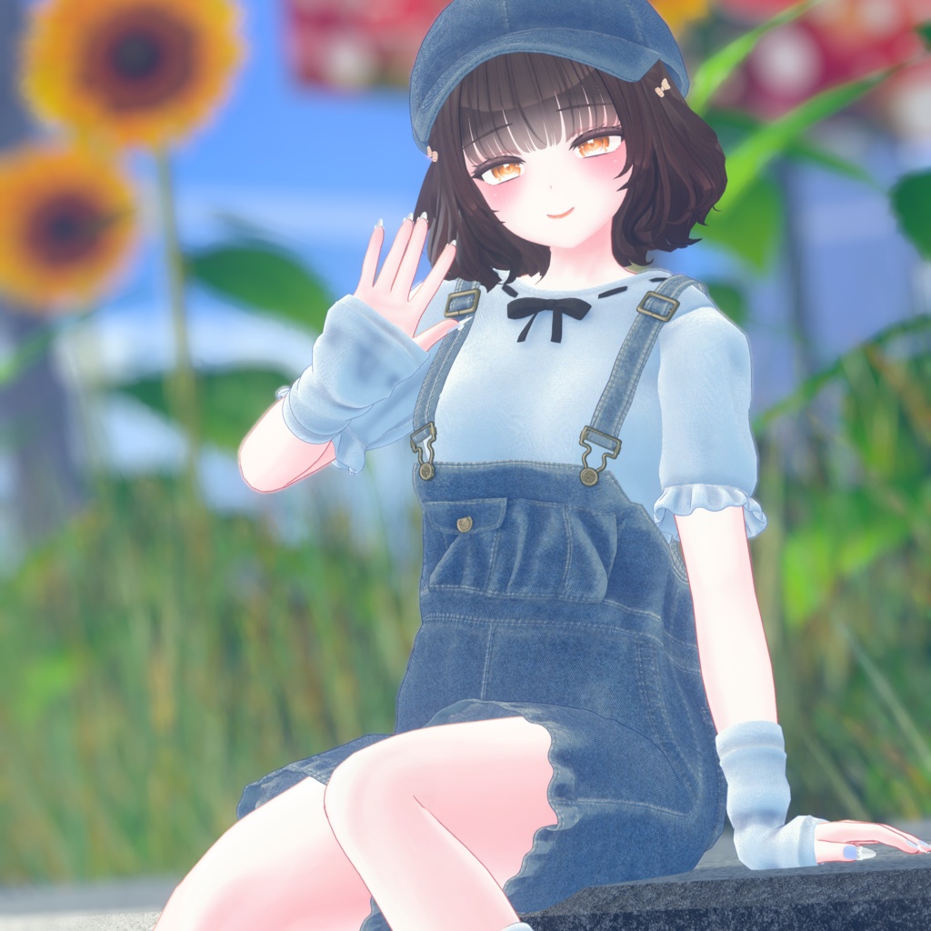 『お散歩デニムコーデ』複数アバター対応衣装