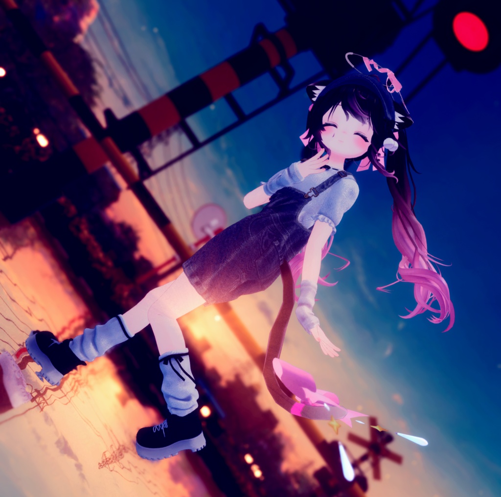 『お散歩デニムコーデ』複数アバター対応衣装