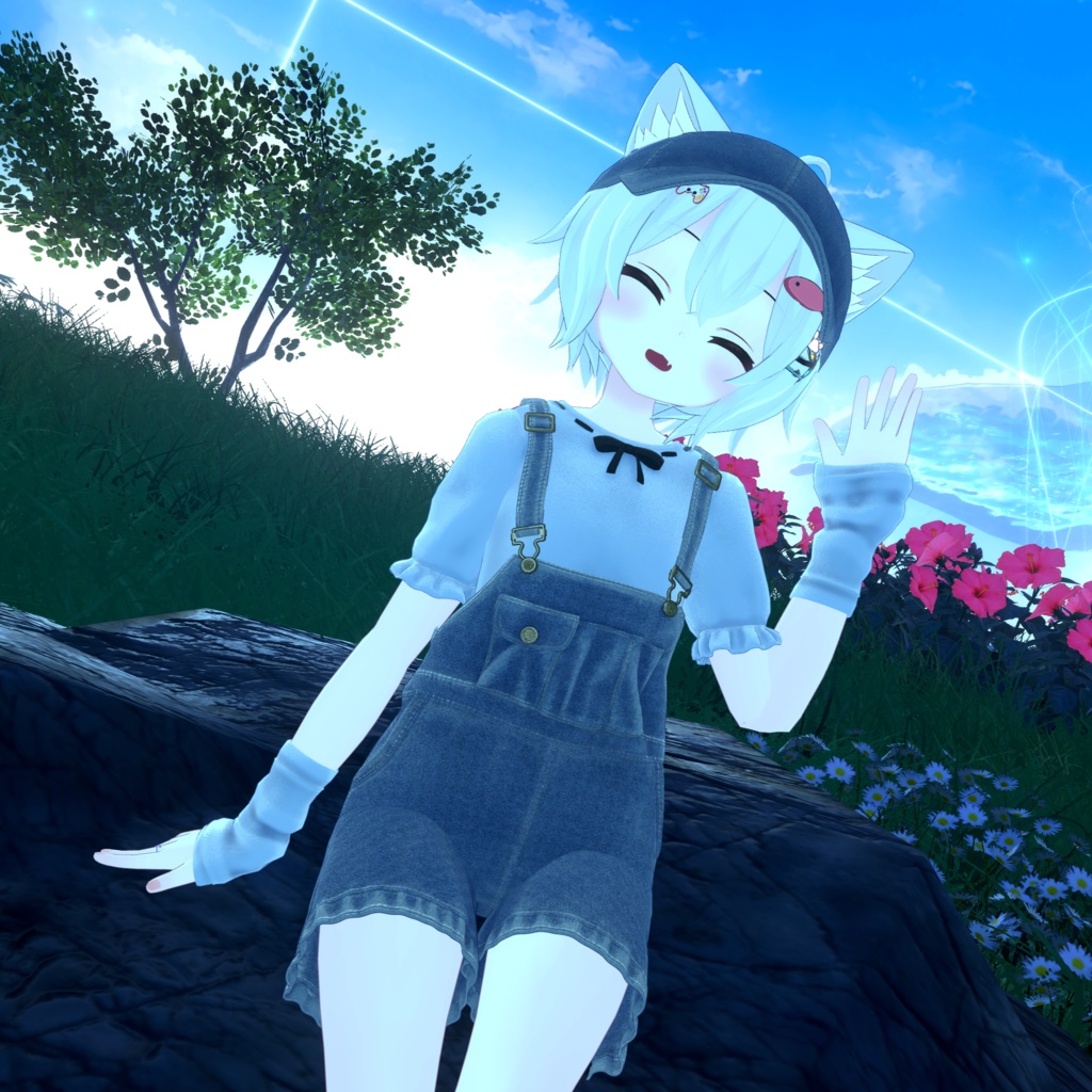 『お散歩デニムコーデ』複数アバター対応衣装