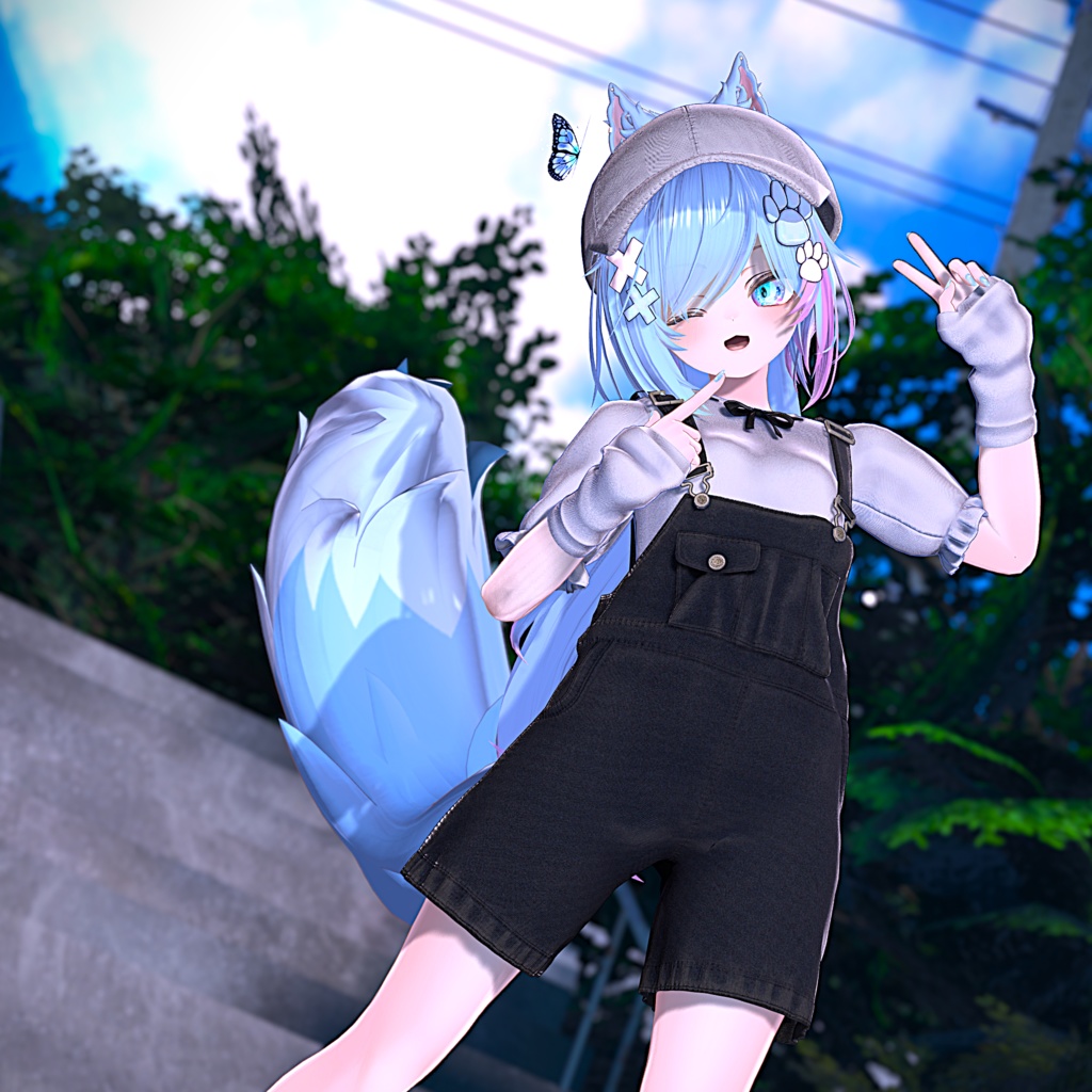 『お散歩デニムコーデ』複数アバター対応衣装