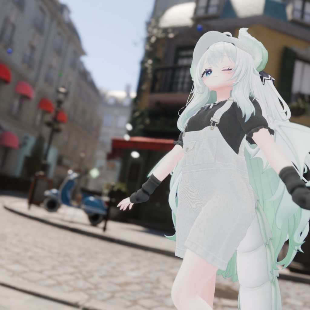 『お散歩デニムコーデ』複数アバター対応衣装