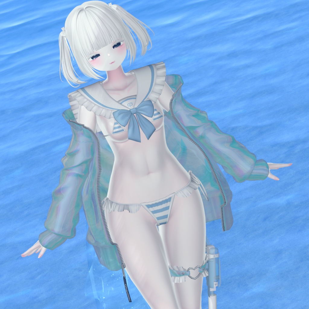 『マイクロジャージセーラービキニ-MJSB』複数アバター対応衣装