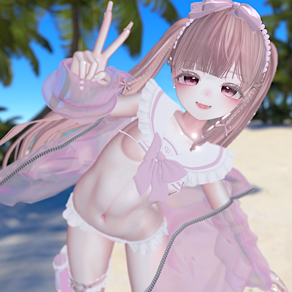 『マイクロジャージセーラービキニ-MJSB』複数アバター対応衣装