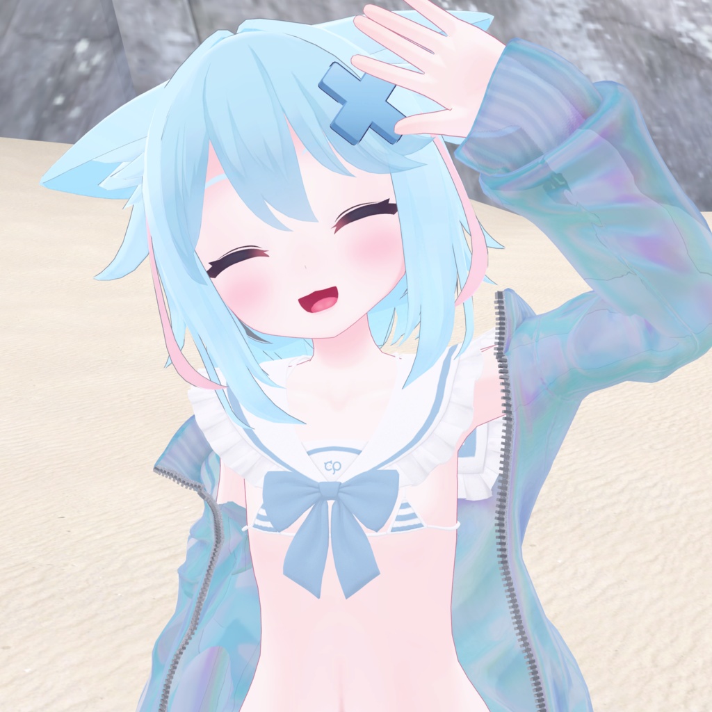 『マイクロジャージセーラービキニ-MJSB』複数アバター対応衣装