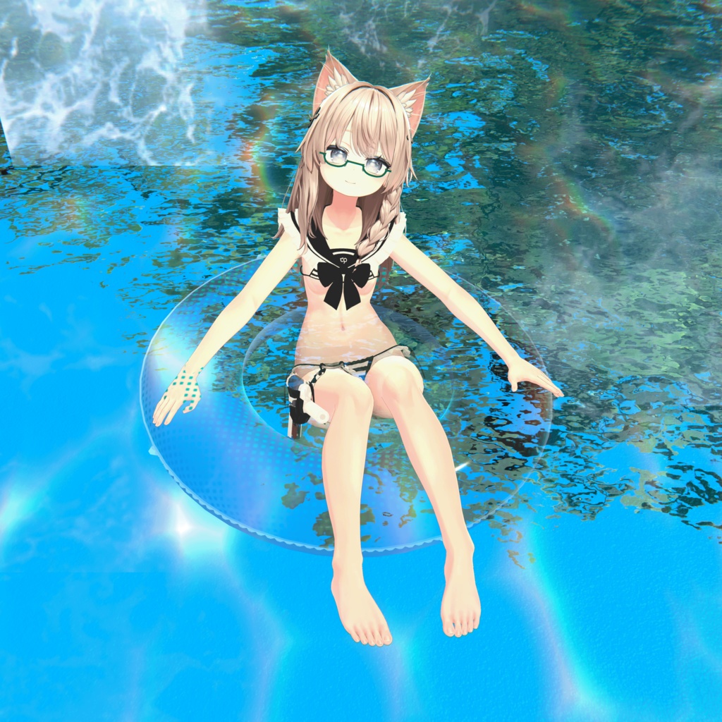 『マイクロジャージセーラービキニ-MJSB』複数アバター対応衣装