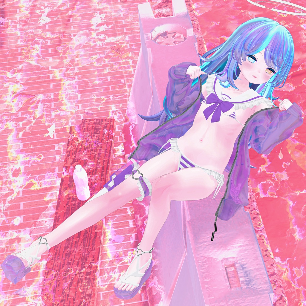 『マイクロジャージセーラービキニ-MJSB』複数アバター対応衣装