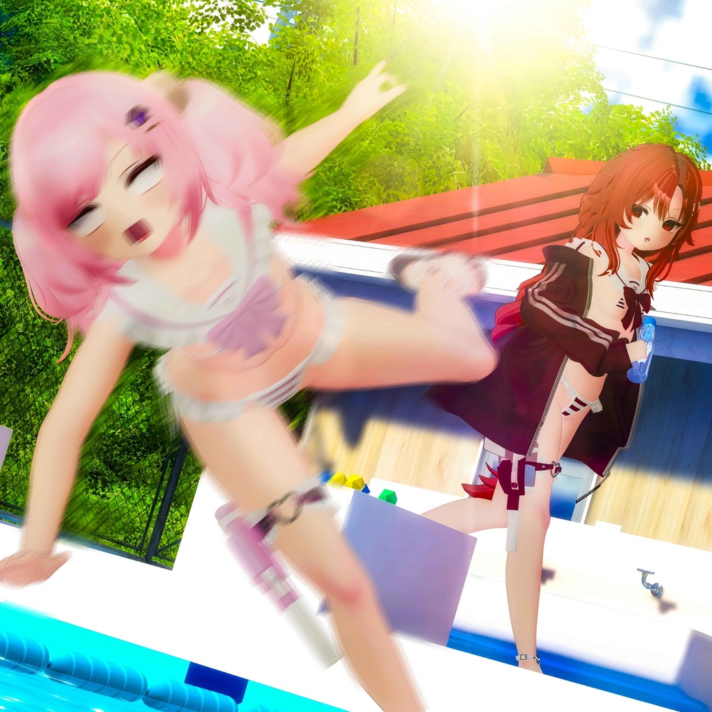 『マイクロジャージセーラービキニ-MJSB』複数アバター対応衣装