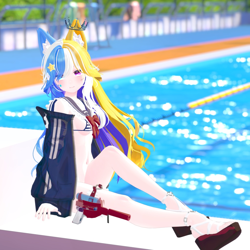 『マイクロジャージセーラービキニ-MJSB』複数アバター対応衣装