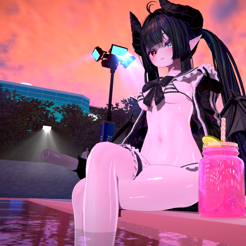 『マイクロジャージセーラービキニ-MJSB』複数アバター対応衣装