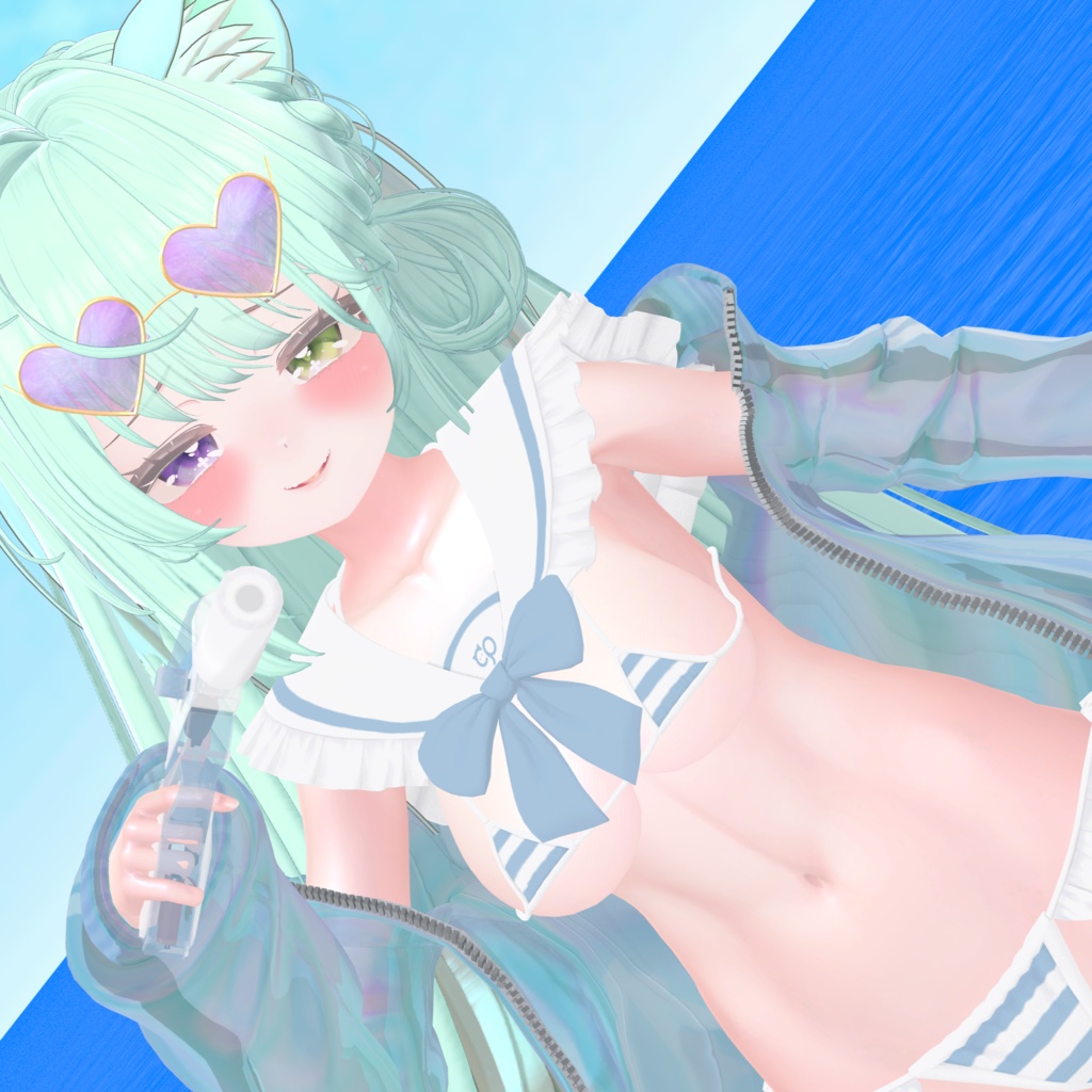 『マイクロジャージセーラービキニ-MJSB』複数アバター対応衣装