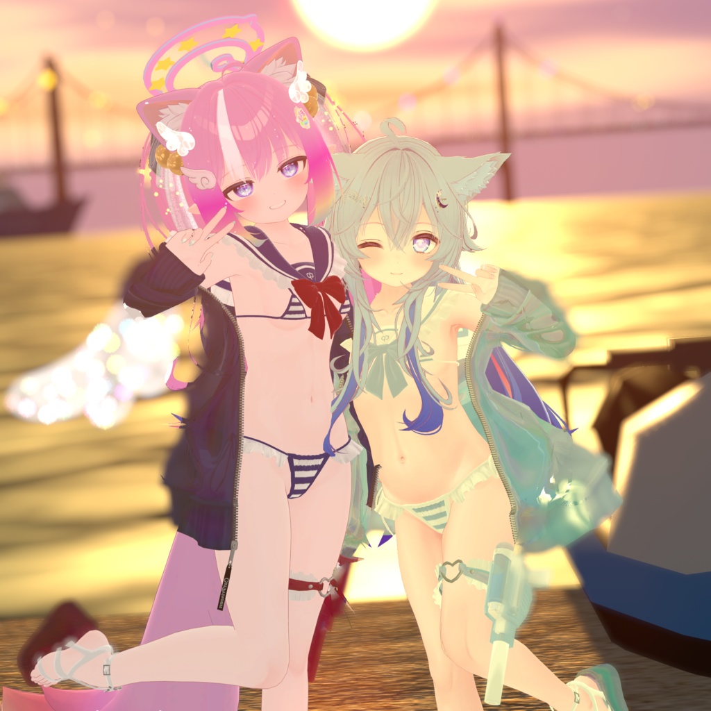 『マイクロジャージセーラービキニ-MJSB』複数アバター対応衣装