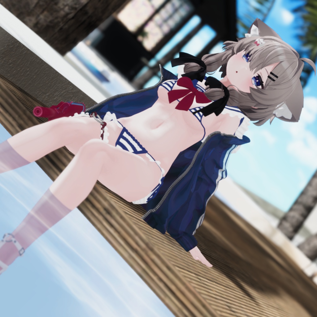 『マイクロジャージセーラービキニ-MJSB』複数アバター対応衣装