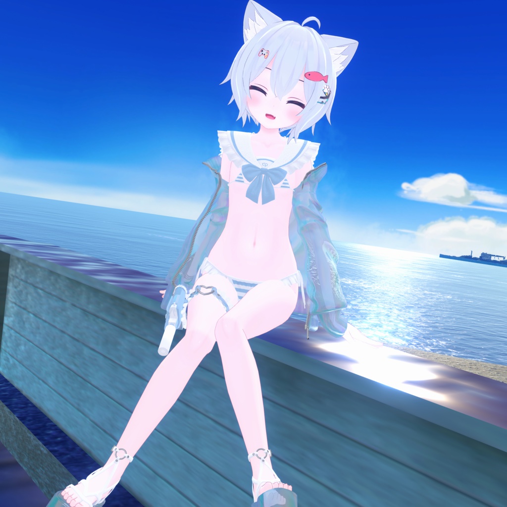 『マイクロジャージセーラービキニ-MJSB』複数アバター対応衣装