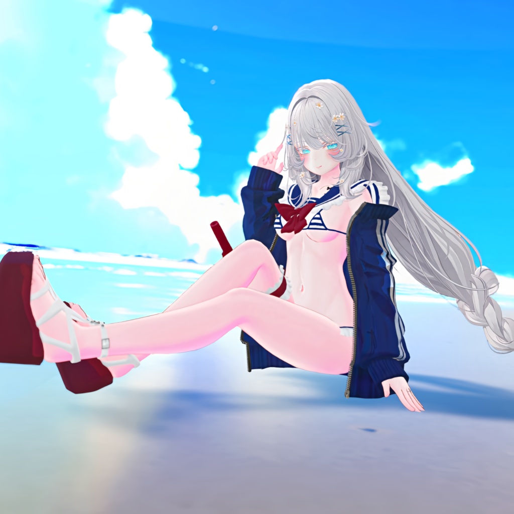 『マイクロジャージセーラービキニ-MJSB』複数アバター対応衣装