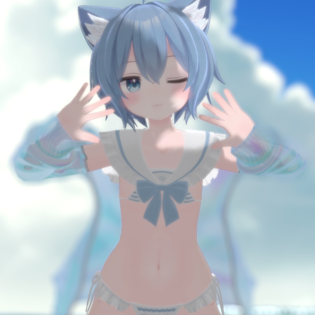 『マイクロジャージセーラービキニ-MJSB』複数アバター対応衣装