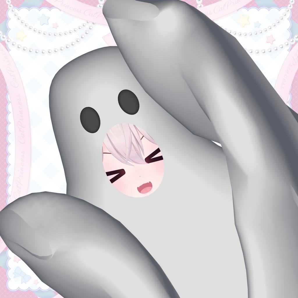ﾌｫﾛﾜｰ9000人記念！無料アイテム『ゴーストコスチューム -カリン-』VRChat