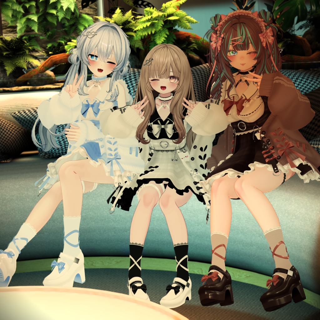 🎀プレゼント企画開催中!🎀『Honey&Ribbon ハニーアンドリボン』複数アバター対応衣装