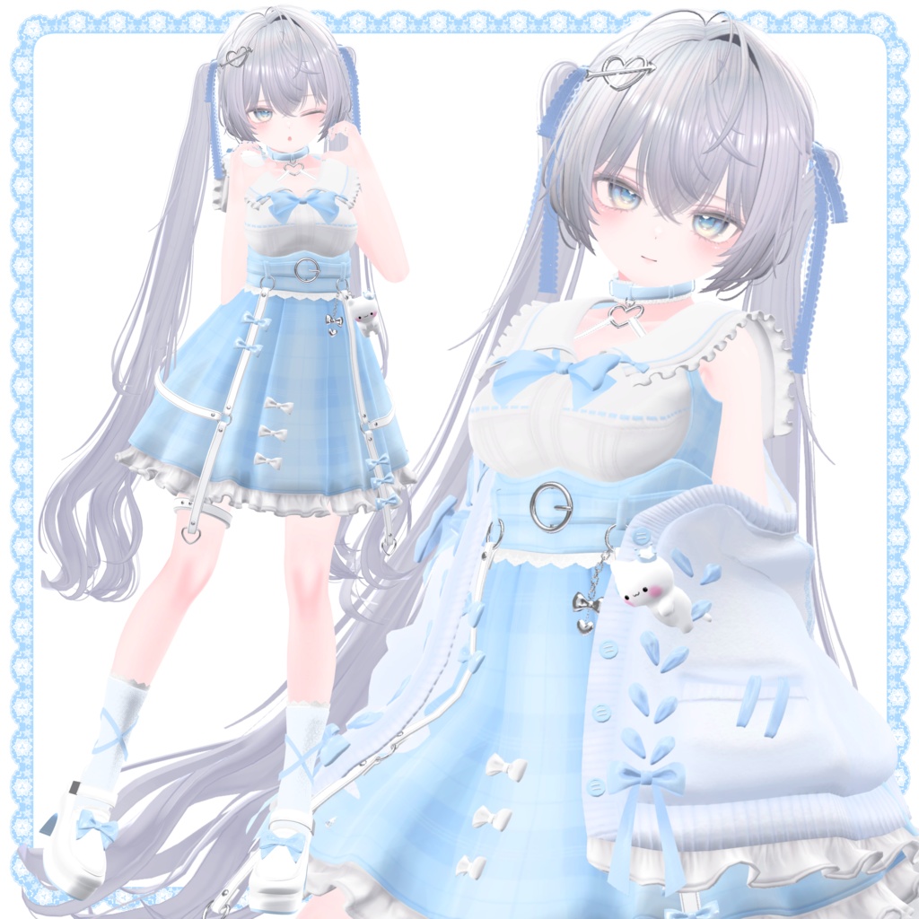 🎀プレゼント企画開催中!🎀『Honey&Ribbon ハニーアンドリボン』複数アバター対応衣装