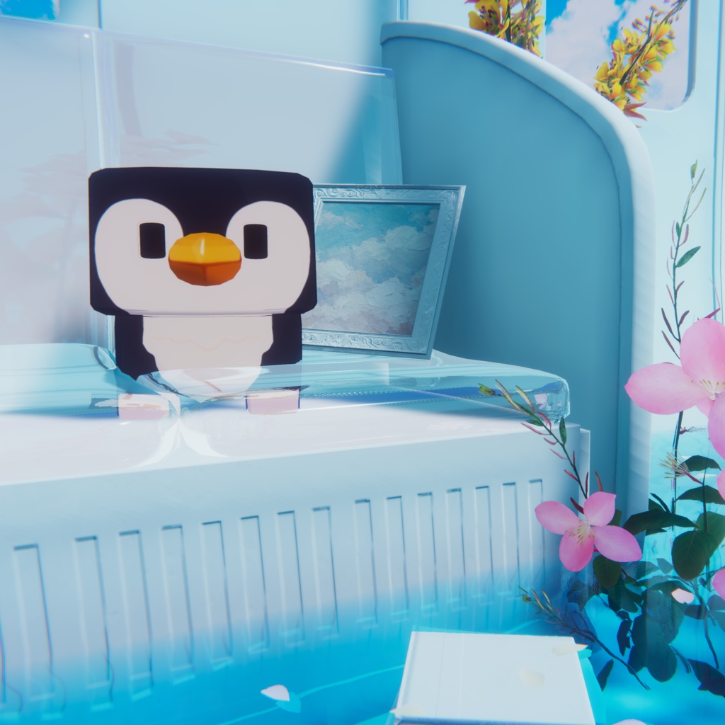 3日間限定無料配布🎁✨『CUBICO – Block Animals』CatPrincess オリジナル3Dモデル #CUBICO3D