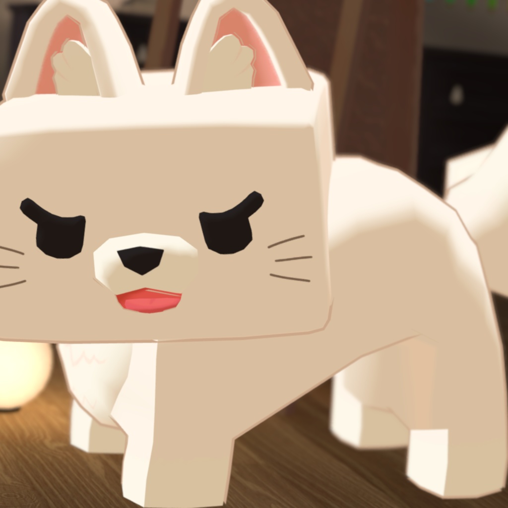 3日間限定無料配布🎁✨『CUBICO – Block Animals』CatPrincess オリジナル3Dモデル #CUBICO3D