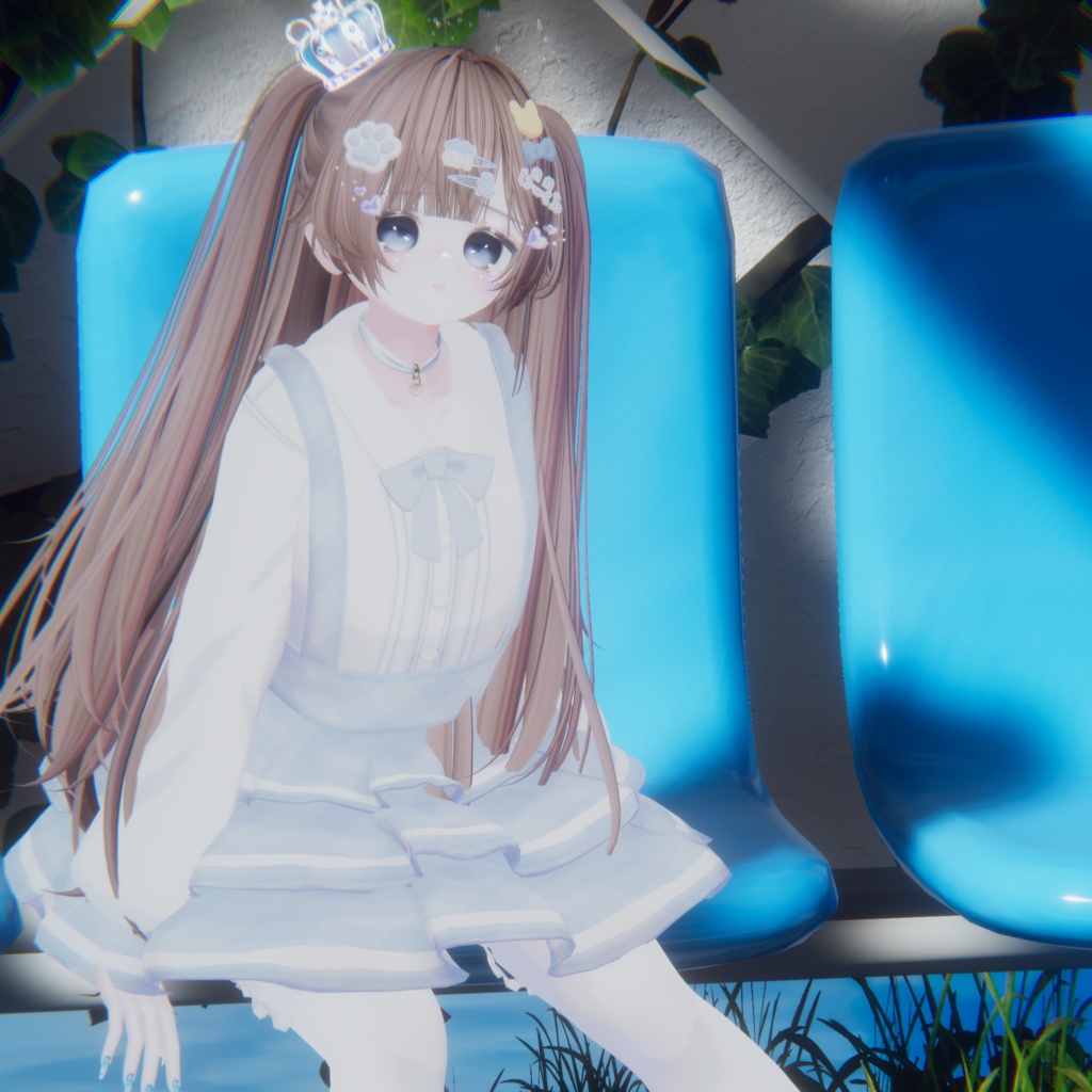 🎀プレゼント企画開催中🎀『ねこりぼんポンチョ NekoRibbonPoncho』複数アバター対応衣装