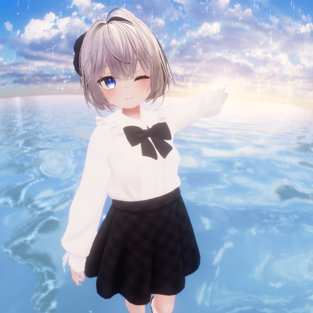 🎀プレゼント企画開催予定!🎀『Milky Noir ミルキーノワール』複数アバター対応衣装