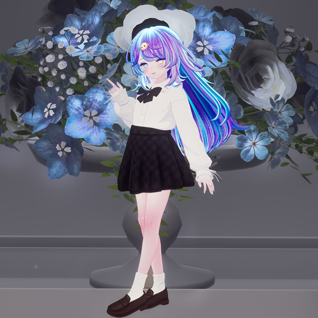 🎀プレゼント企画開催予定!🎀『Milky Noir ミルキーノワール』複数アバター対応衣装