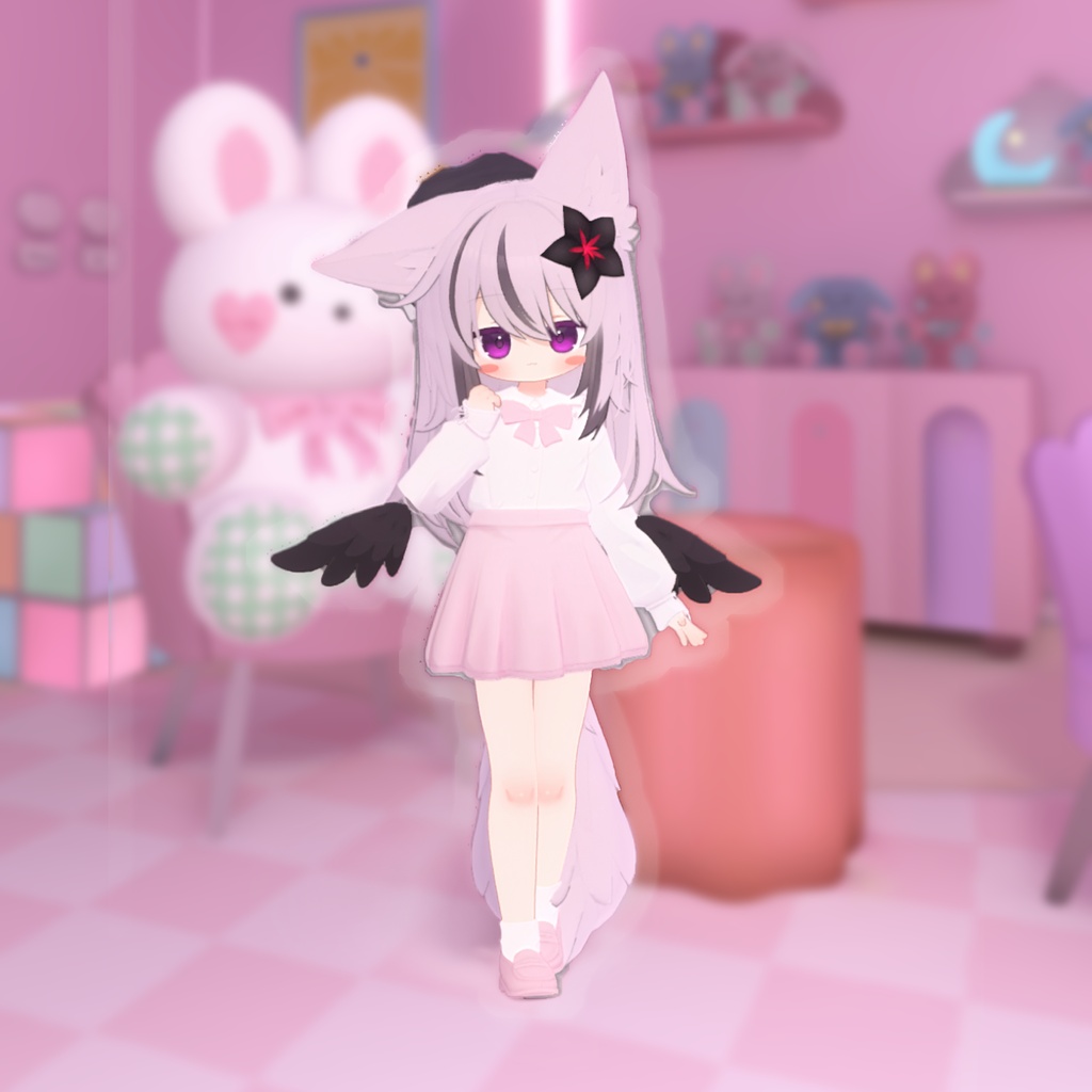 🎀プレゼント企画開催中!🎀『Milky Noir ミルキーノワール』複数アバター対応衣装