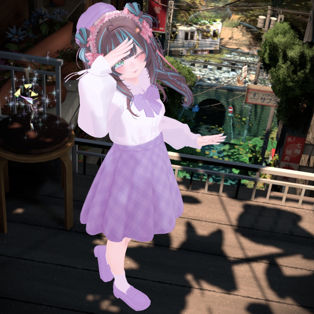 🎀プレゼント企画開催予定!🎀『Milky Noir ミルキーノワール』複数アバター対応衣装