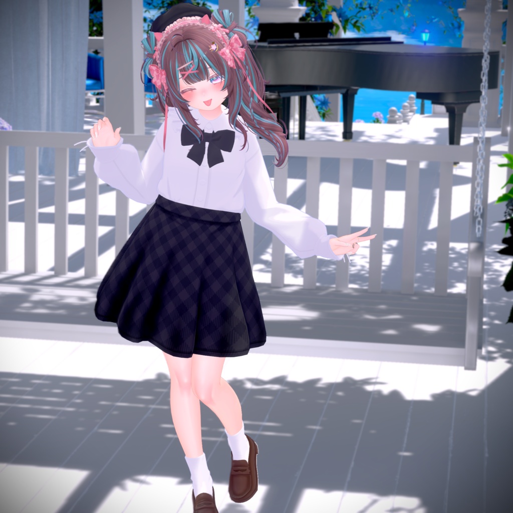 🎀プレゼント企画開催予定!🎀『Milky Noir ミルキーノワール』複数アバター対応衣装