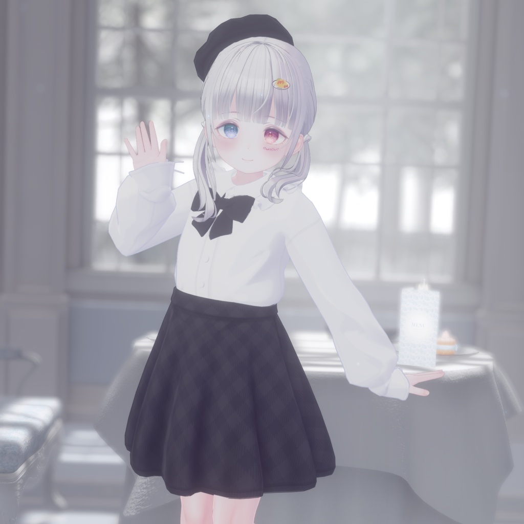🎀プレゼント企画開催予定!🎀『Milky Noir ミルキーノワール』複数アバター対応衣装