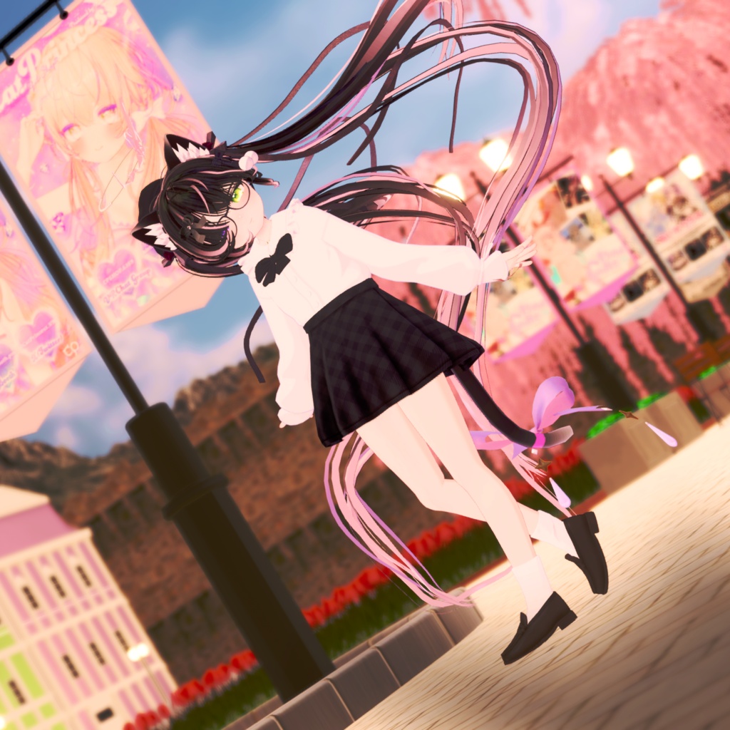 🎀プレゼント企画開催予定!🎀『Milky Noir ミルキーノワール』複数アバター対応衣装