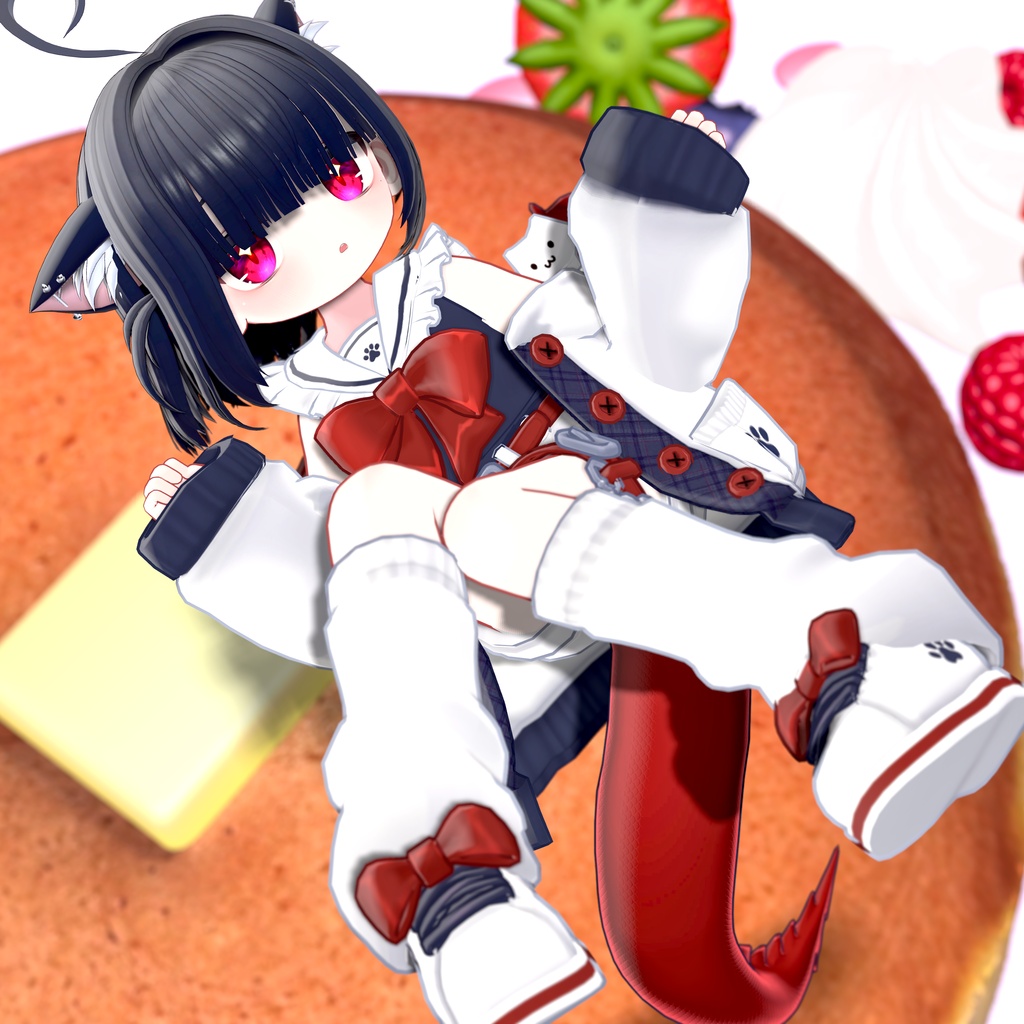 🎀プレゼント企画開催予定🎀『ねこまきセーラーコーデ』複数アバター対応衣装