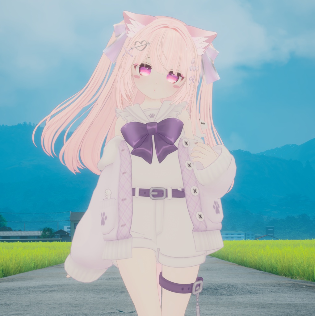 🎀プレゼント企画開催予定🎀『ねこまきセーラーコーデ』複数アバター対応衣装