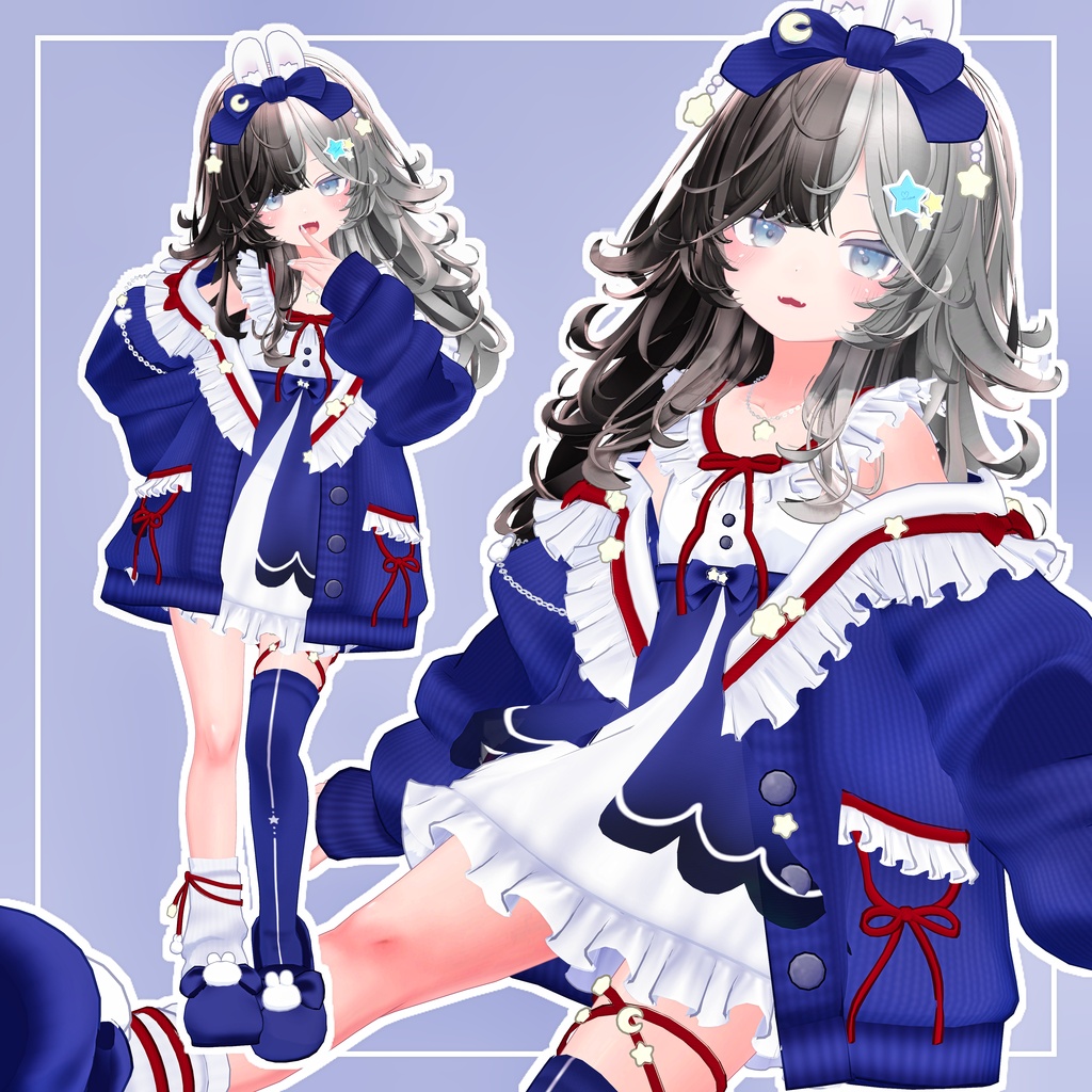 🎀プレゼント企画開催予定🎀『よくばりお星さまコーデ』21アバター対応衣装